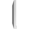 Ekena Millwork Vertical Surface Mount PVC Gable Vent w/ 2"W x 2"H , Brickmould Sill Frame, 26"W x 20"H GVPVE26X2003SN - alternate 5